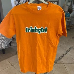 Irish Girl Short Sleeve Anvil Pre-shrunk Cotton T-Shirt Women's M
